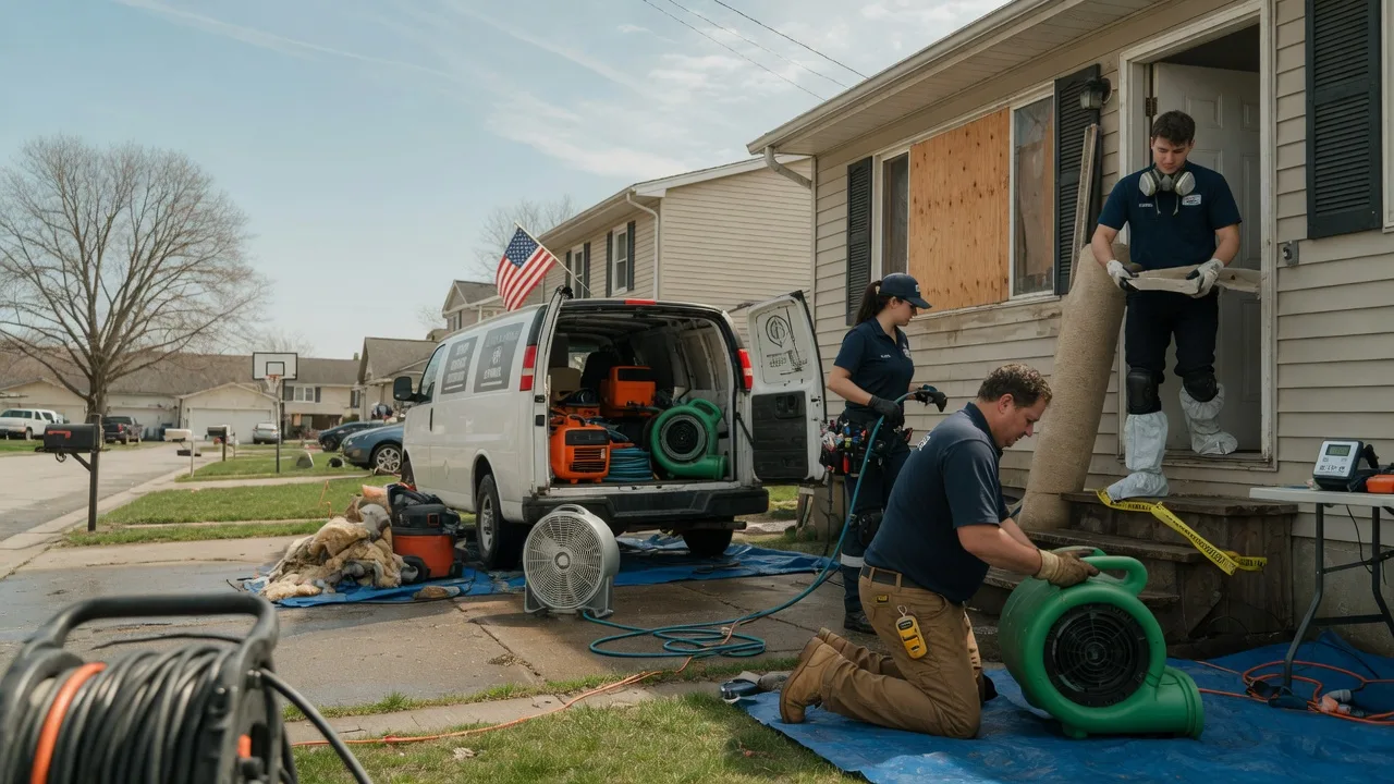 Water Damage Restoration in Colona, IL near me